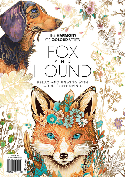 105. Harmony of Colour Book One Hundred and Five: Fox and Hound (PRINTABLE DIGITAL EDITION ALSO AVAILABLE!)