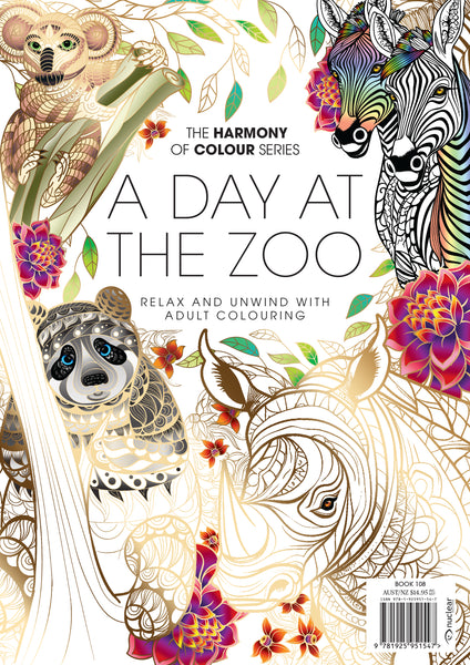 108. Harmony of Colour Book One Hundred and Eight: A Day At The Zoo (PRINTABLE DIGITAL EDITION ALSO AVAILABLE!)