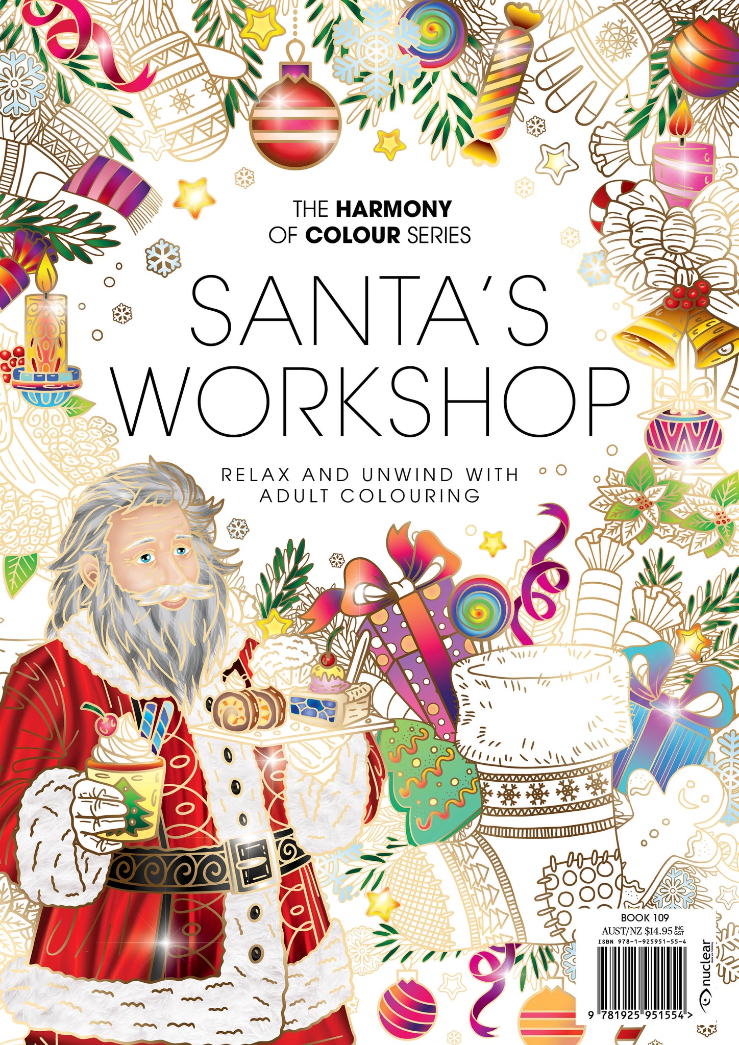 109. Harmony of Colour Book One Hundred and Nine: Santa's Workshop (PRINTABLE DIGITAL EDITION ALSO AVAILABLE!)