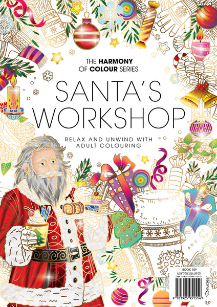 109. Harmony of Colour Book One Hundred and Nine: Santa's Workshop (PRINTABLE DIGITAL EDITION ALSO AVAILABLE!)