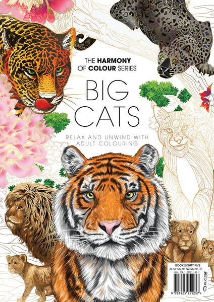 085. Harmony of Colour Book Eighty Five: Big Cats (PRINTABLE DIGITAL EDITION ALSO AVAILABLE!)