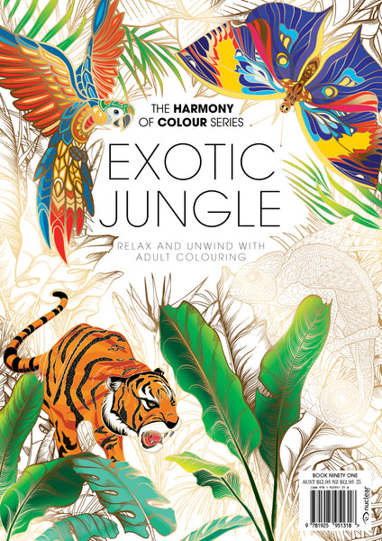 091. Harmony of Colour Book Ninety One: Exotic Jungle (PRINTABLE DIGITAL EDITION ALSO AVAILABLE!)