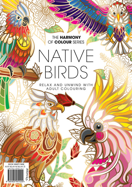 099. Harmony of Colour Book Ninety Nine: Native Birds (PRINTABLE DIGITAL EDITION ALSO AVAILABLE!)