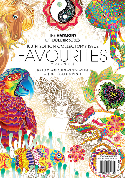 100. Harmony of Colour Book One Hundred: Favourites III (PRINTABLE DIGITAL EDITION ALSO AVAILABLE!)