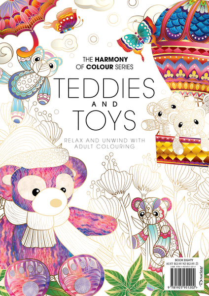 080. Harmony of Colour Book Eighty: Teddies and Toys (PRINTABLE DIGITAL EDITION ALSO AVAILABLE!)
