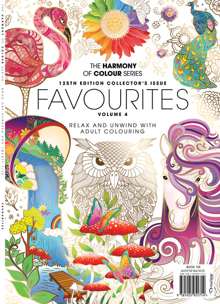 125. Harmony of Colour Book One Hundred and Twenty Five: Favourites IV (PRINTABLE DIGITAL EDITION ALSO AVAILABLE!)