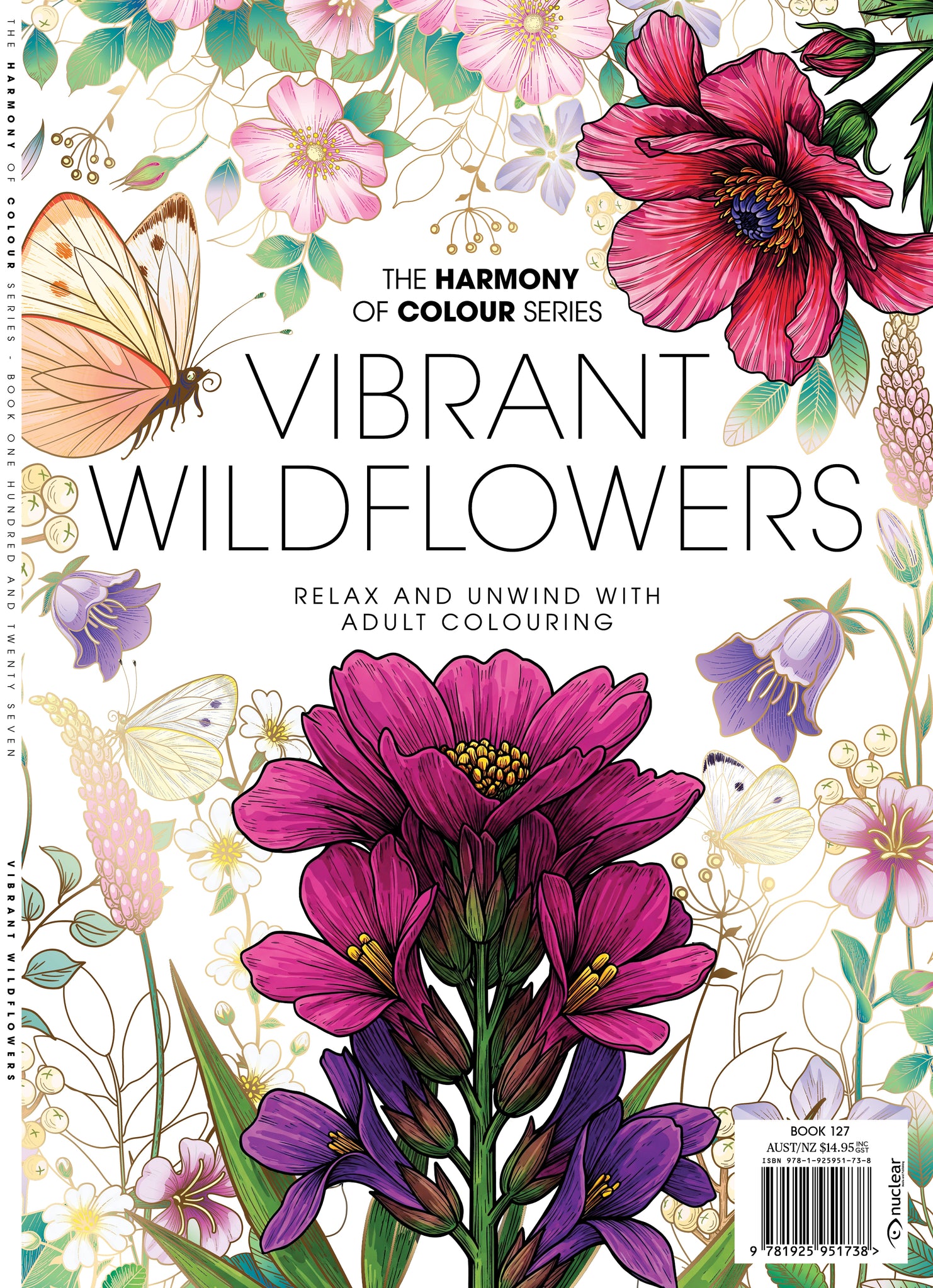 127. Harmony of Colour Book One Hundred and Twenty Seven: Vibrant Wildflowers (PRINTABLE DIGITAL EDITION ALSO AVAILABLE!)