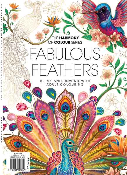141. Harmony of Colour Book One Hundred and Forty One: Fabulous Feathers (PRINTABLE DIGITAL EDITION ALSO AVAILABLE!)