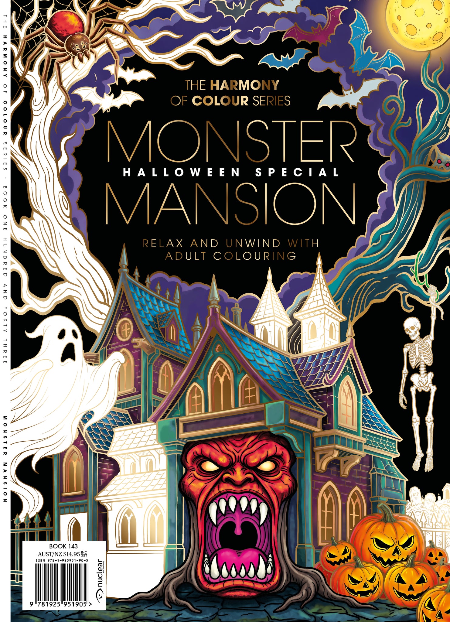 143. Harmony of Colour Book One Hundred and Forty Three: Monster Mansion (PRINTABLE DIGITAL EDITION ALSO AVAILABLE!)